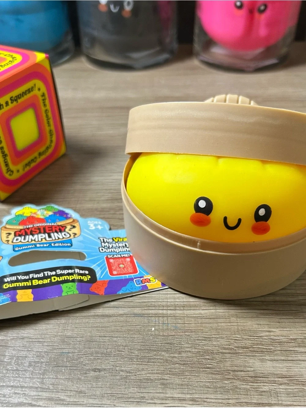 NeeDoh Color Changing Nice Cube NEW SEALED + FREE RMS Gummi Bear Dumpling